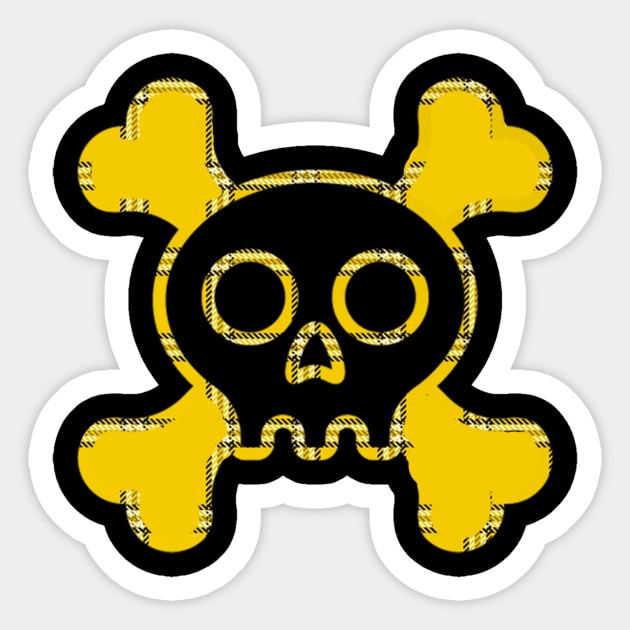 Clueless Skull Sticker by Digital GraphX
